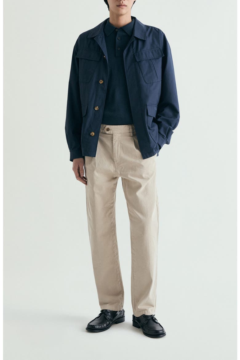 Pleated Chino Pants, Alternate, color, Sand