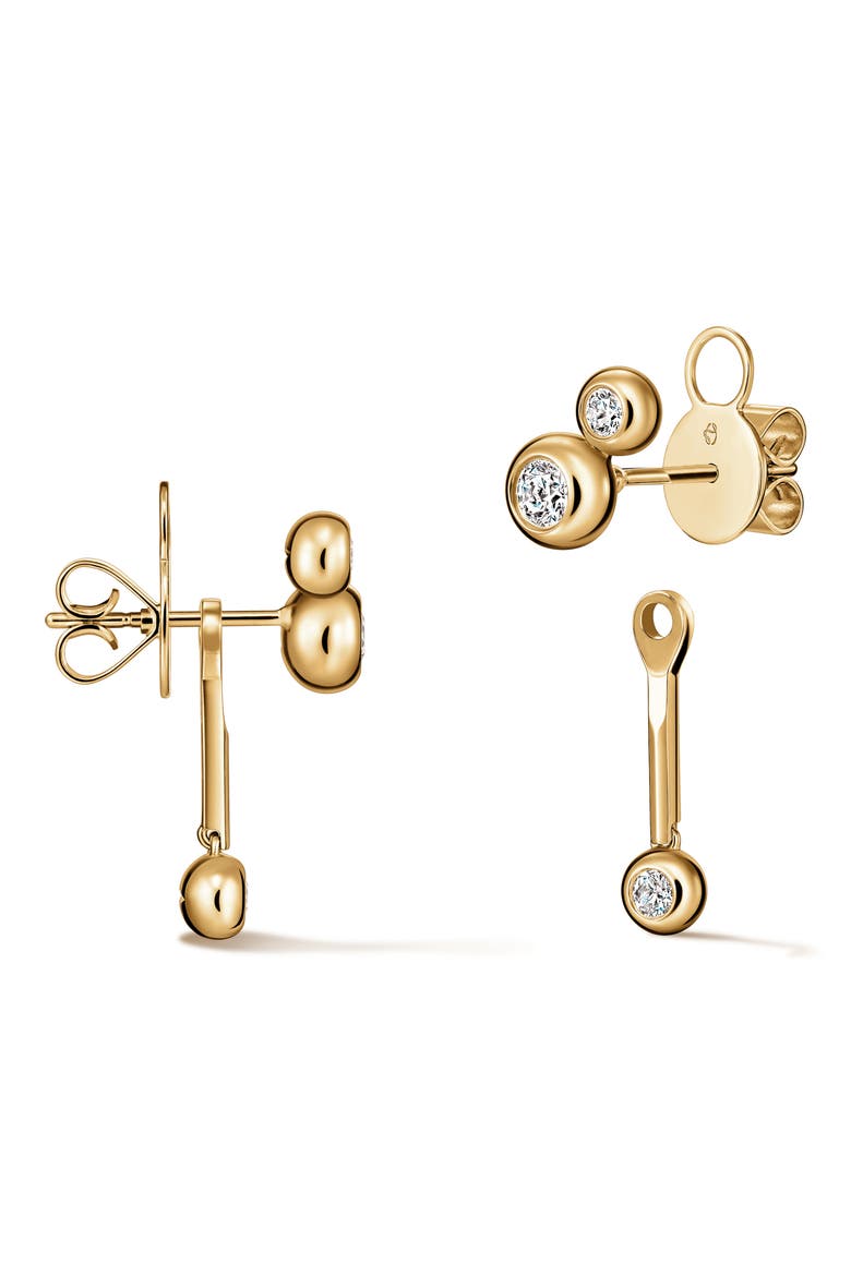 Dream 18k Gold Diamond Drop Earrings, Alternate, color, 18K YELLOW GOLD/DIAMOND