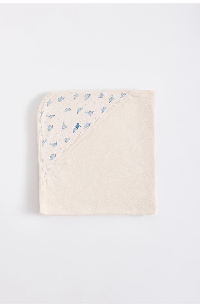 Babycottons Small Hooded Towel, Main, color, White