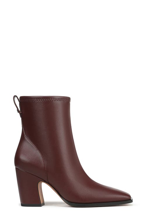 Franco Sarto Jayton Square Toe Bootie In Burgundy