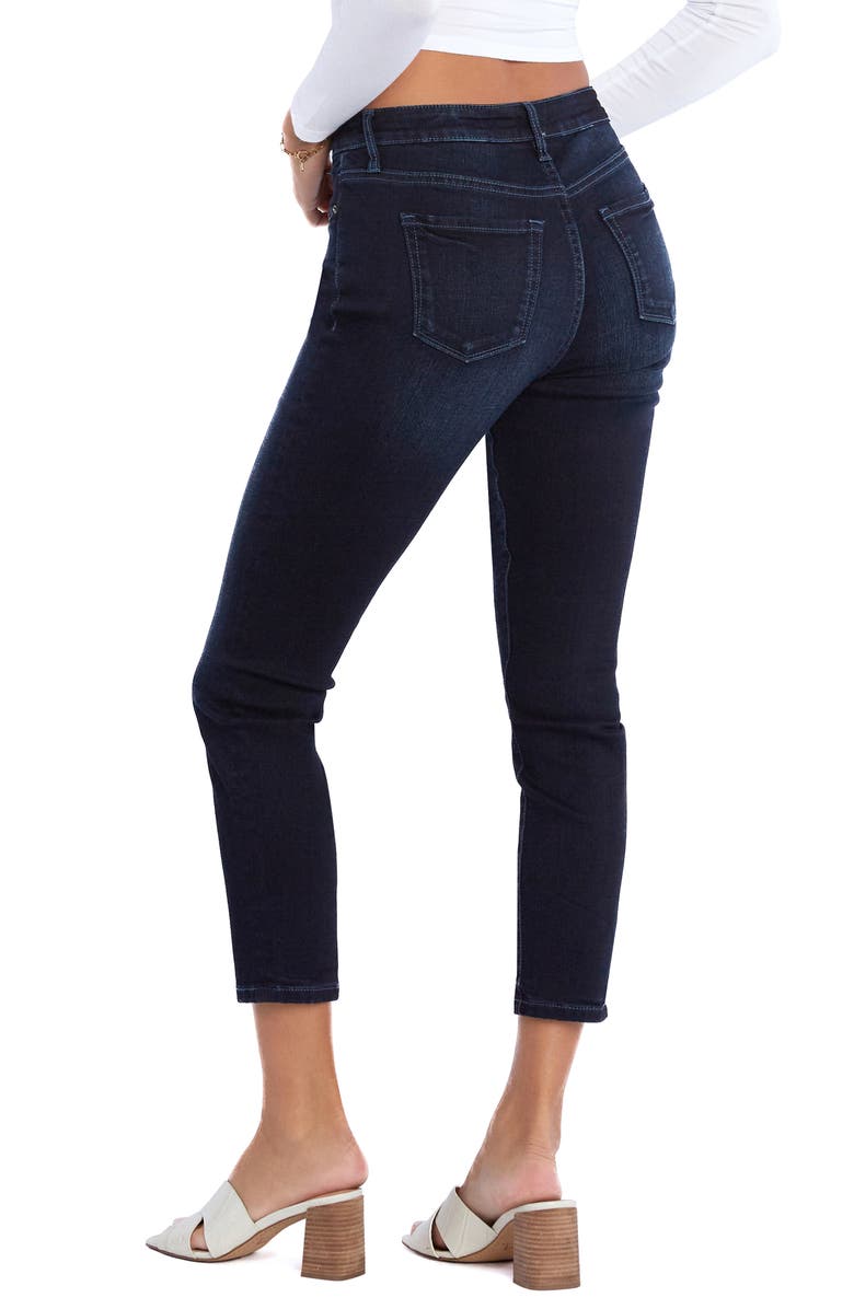 HINT OF BLU Mid Rise Ankle Skinny Jeans, Alternate, color, Starry Night Blue