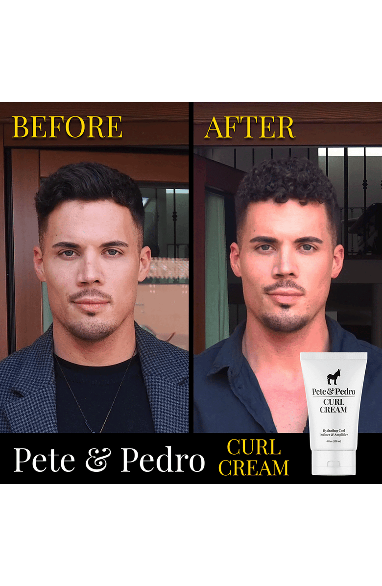 Pete & Pedro CURL CREAM Curl Enhancer & Frizz Reducer, Alternate, color, White