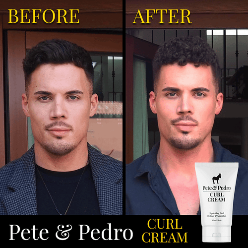 Pete & Pedro Curl Cream Curl Enhancer & Frizz Reducer In White