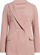 Eleventy Single Breasted Cotton Blend Blazer