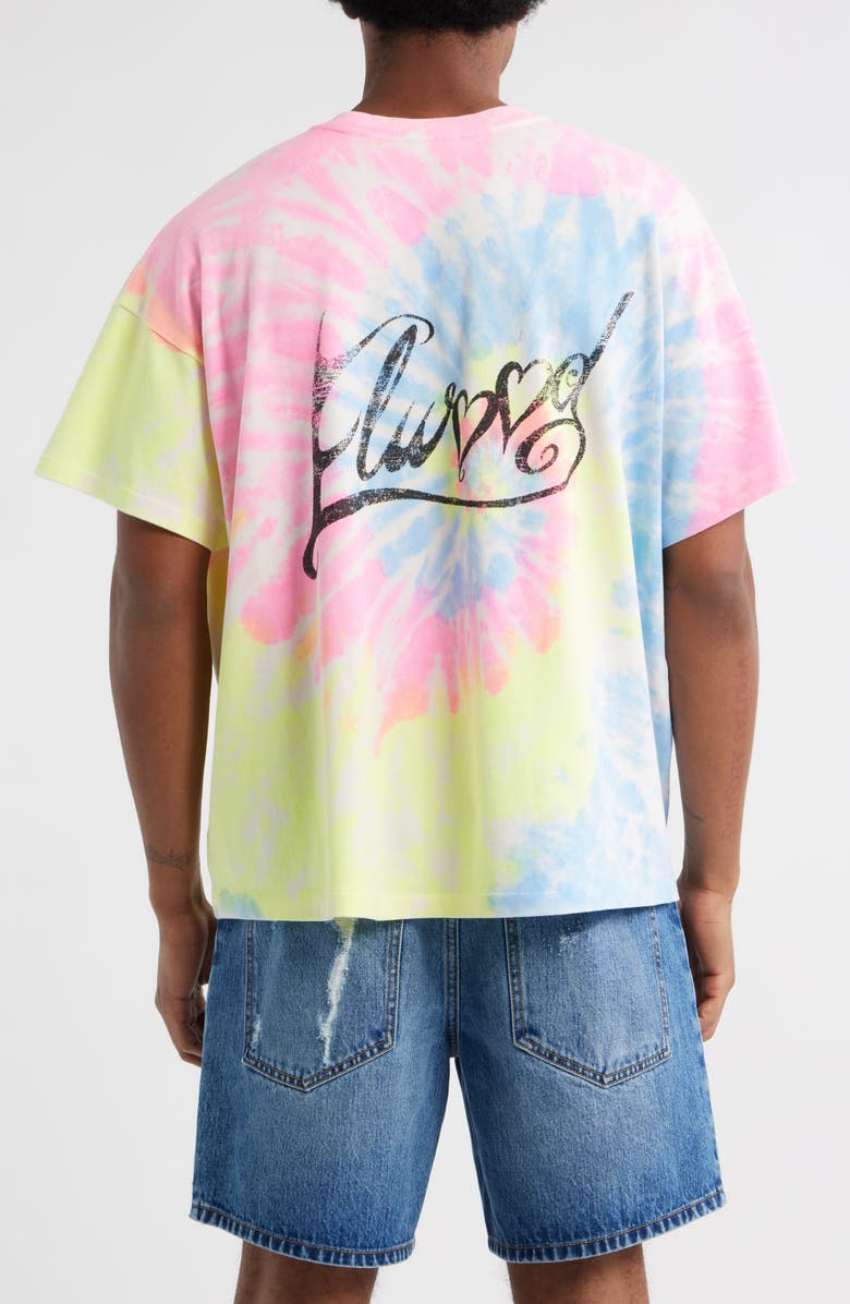 Elwood Camp Tie Dye T-Shirt, Alternate, color, Spiral Tie Dye
