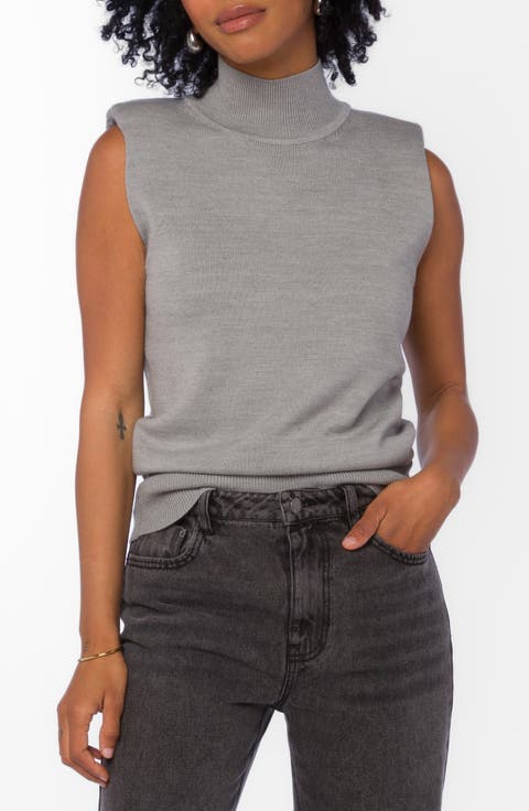 Camari Mock Neck Sleeveless Sweater