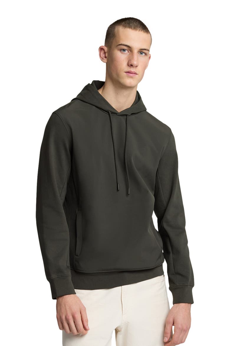 Softshell Hybrid Pullover Hoodie, Alternate, color, Gunmetal