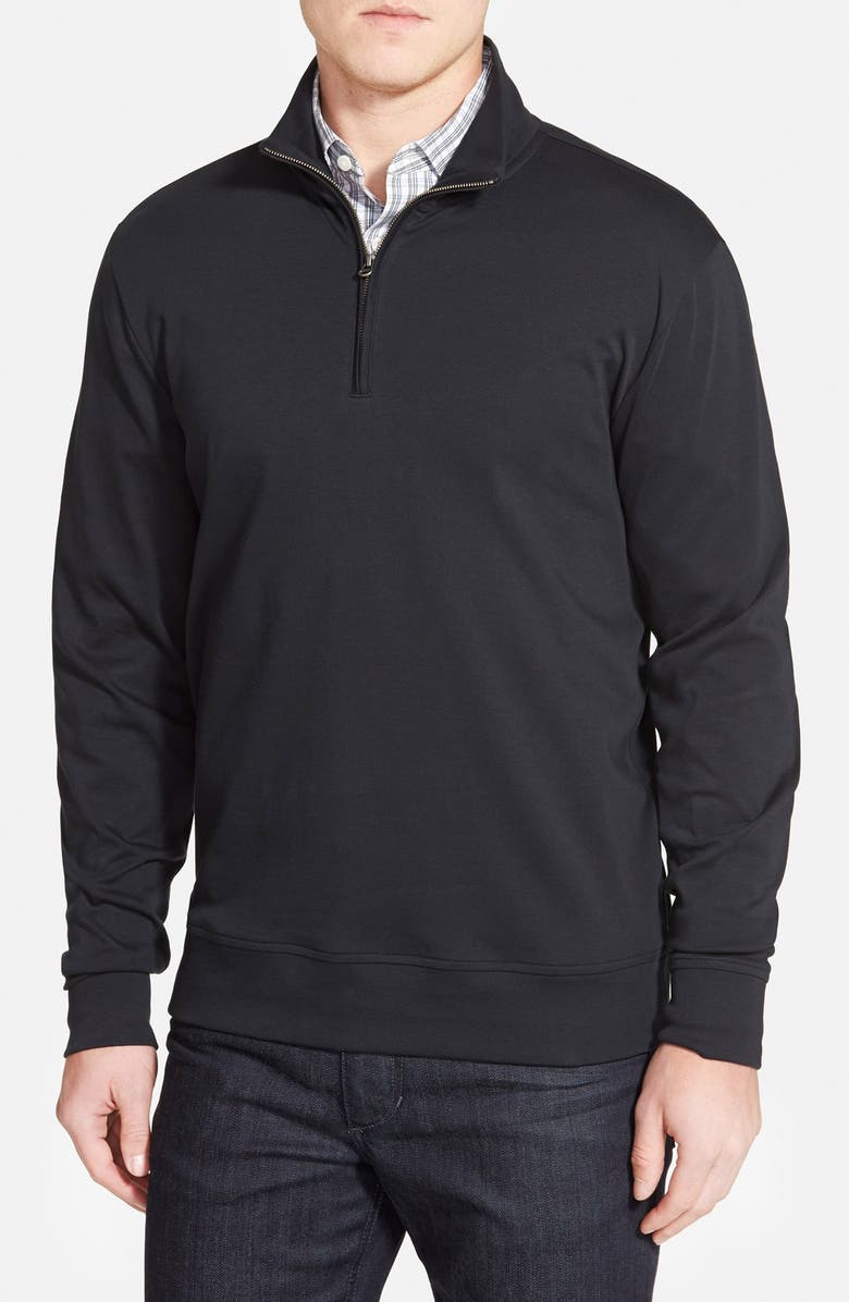 NORDSTROM MEN'S SHOP Quarter Zip Pullover, Main, color, 