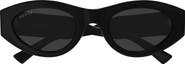 Gucci 52mm Oval Sunglasses