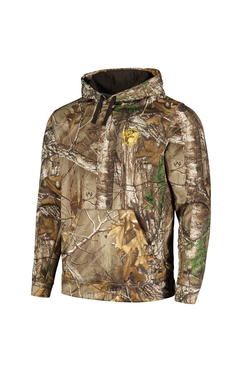 DUNBROOKE Men's Dunbrooke Camo Milwaukee Brewers Champion Realtree Pullover Hoodie, Alternate, color, Camo