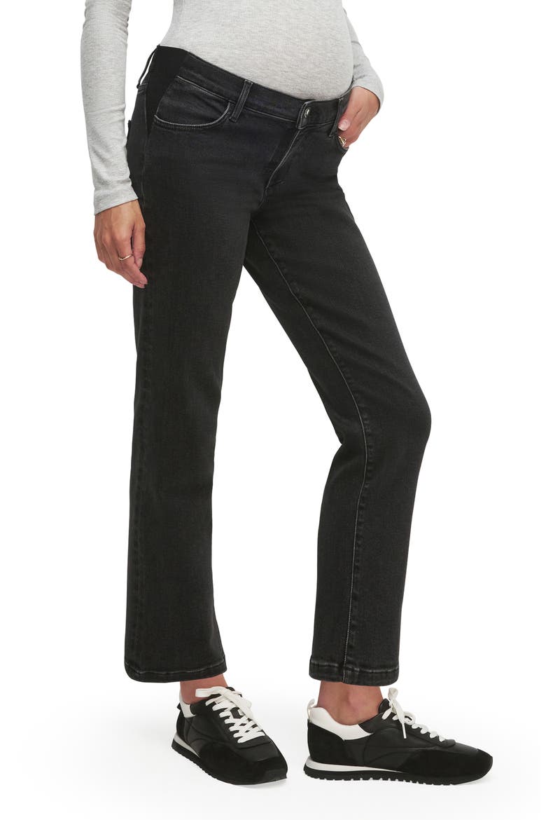 The Otto Mama Relaxed Straight Leg Maternity Jeans, Main, color, TUPELO