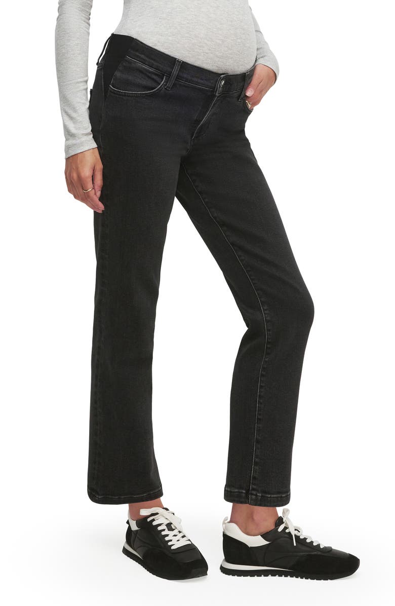 Favorite Daughter The Otto Mama Relaxed Straight Leg Maternity Jeans, Main, color, Tupelo