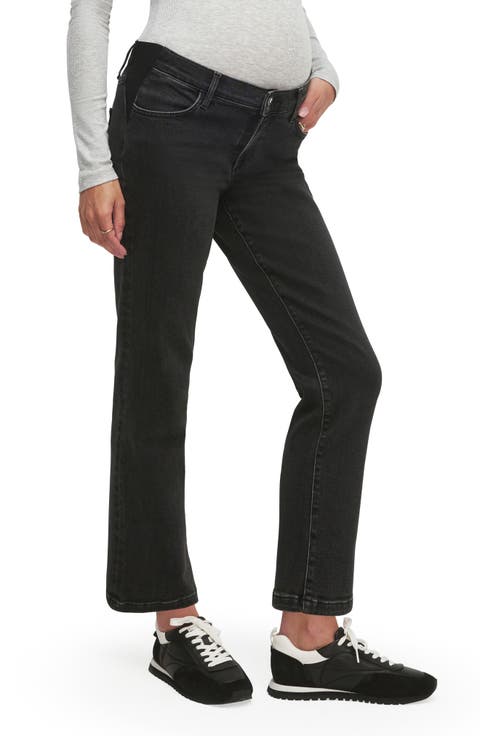 The Otto Mama Relaxed Straight Leg Maternity Jeans (Tupelo)