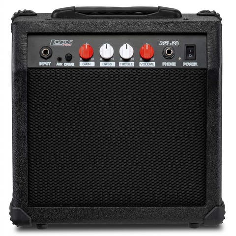 20 Watt Electric Guitar Amplifier with Headphone Jack, Aux Input & More