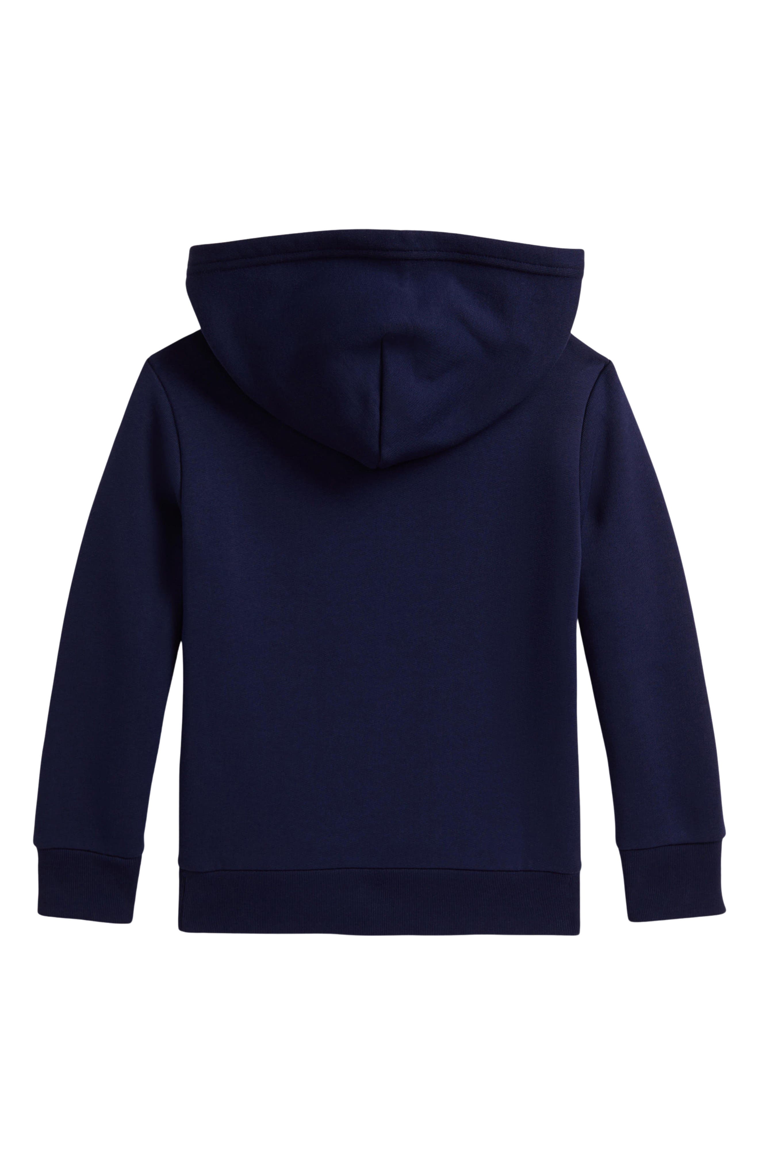 Polo Ralph Lauren Kids' Triple Pony Fleece Hoodie | Nordstrom