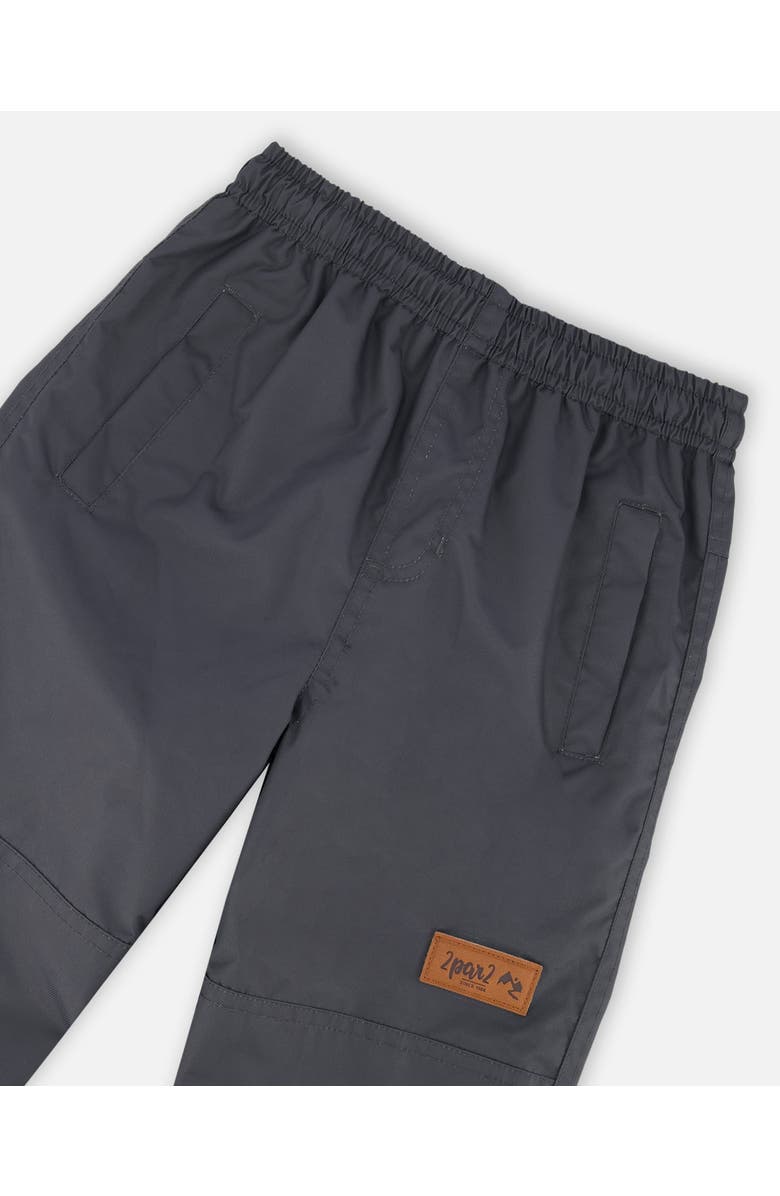 Deux par Deux Little Boy's 3-In-1 Mid-Season Outerwear Set Gray, Beige, Orange, And Sage, Alternate, color, 