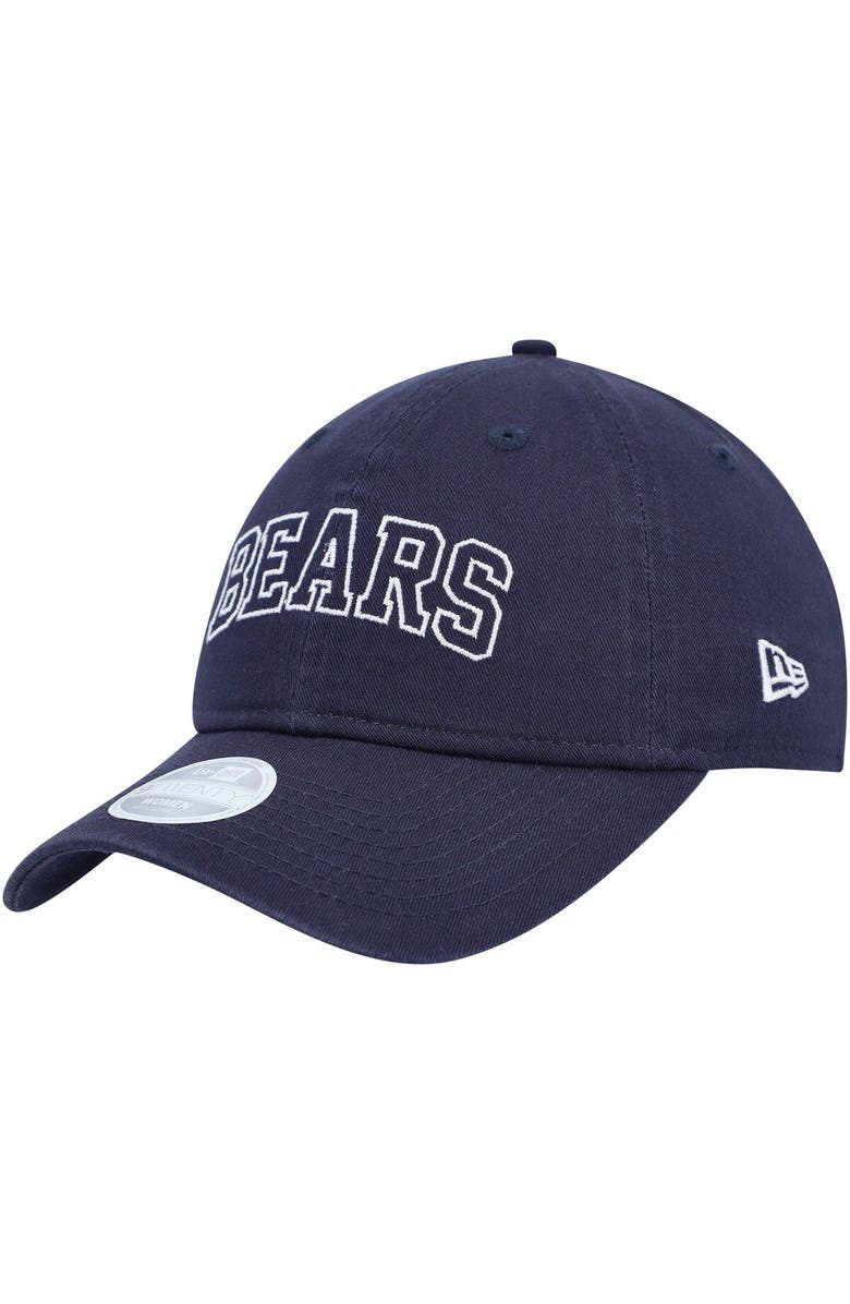 New Era Women's New Era Navy Chicago Bears Collegiate 9TWENTY Adjustable Hat, Main, color, 