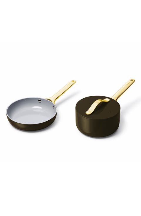 Nonstick Ceramic Mini Fry Pan & Sauce Pan Set