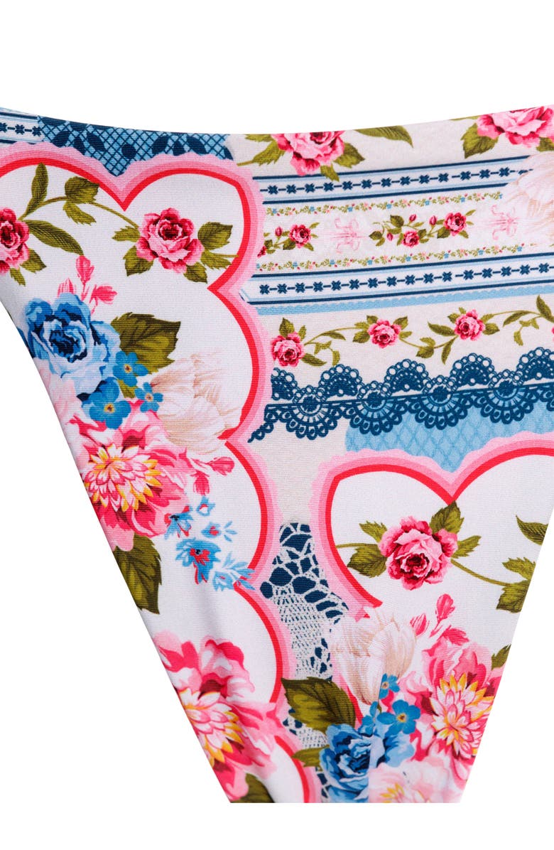 Agua Bendita Dakota Meraki Bikini Bottoms, Alternate, color, Pink Multicolor
