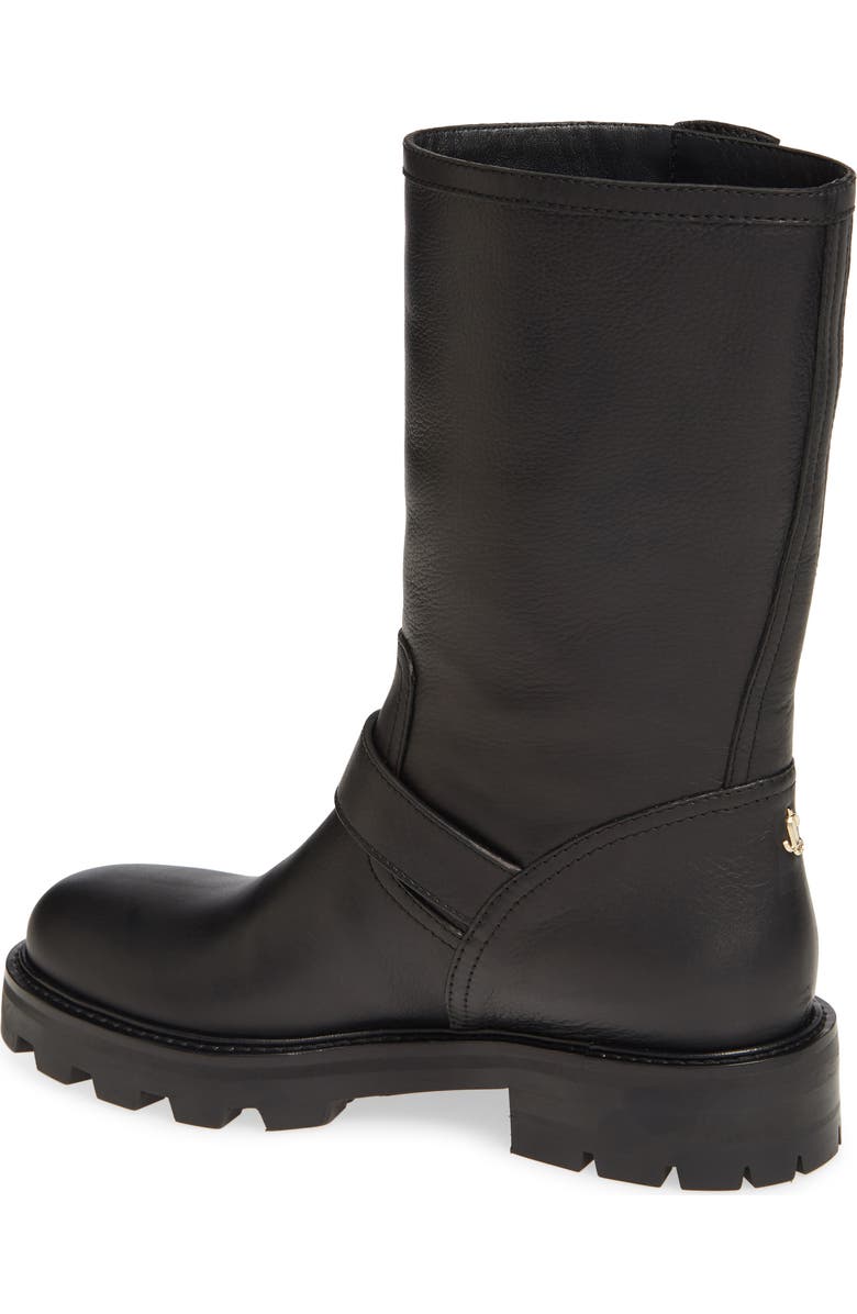 Jimmy Choo Biker II Buckle Boot, Alternate, color,