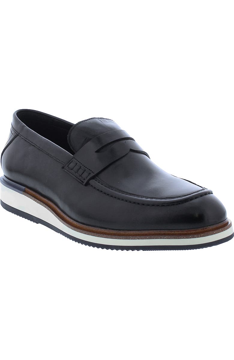 Penny Lane Brick Lane Penny Loafer, Main, color, Black