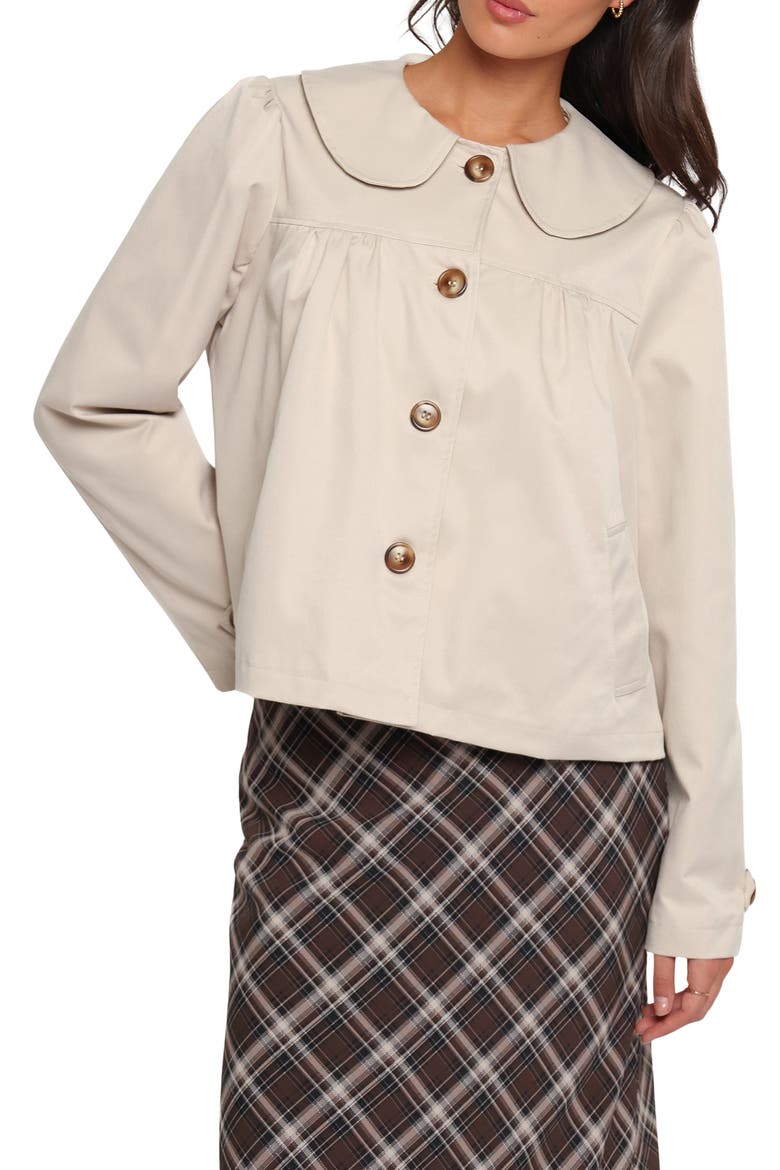Tallara Trench Jacket, Main, color, BEIGE