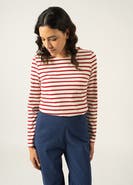 Saint James MINQUIDAME - Breton Striped Shirt with Long Sleeve