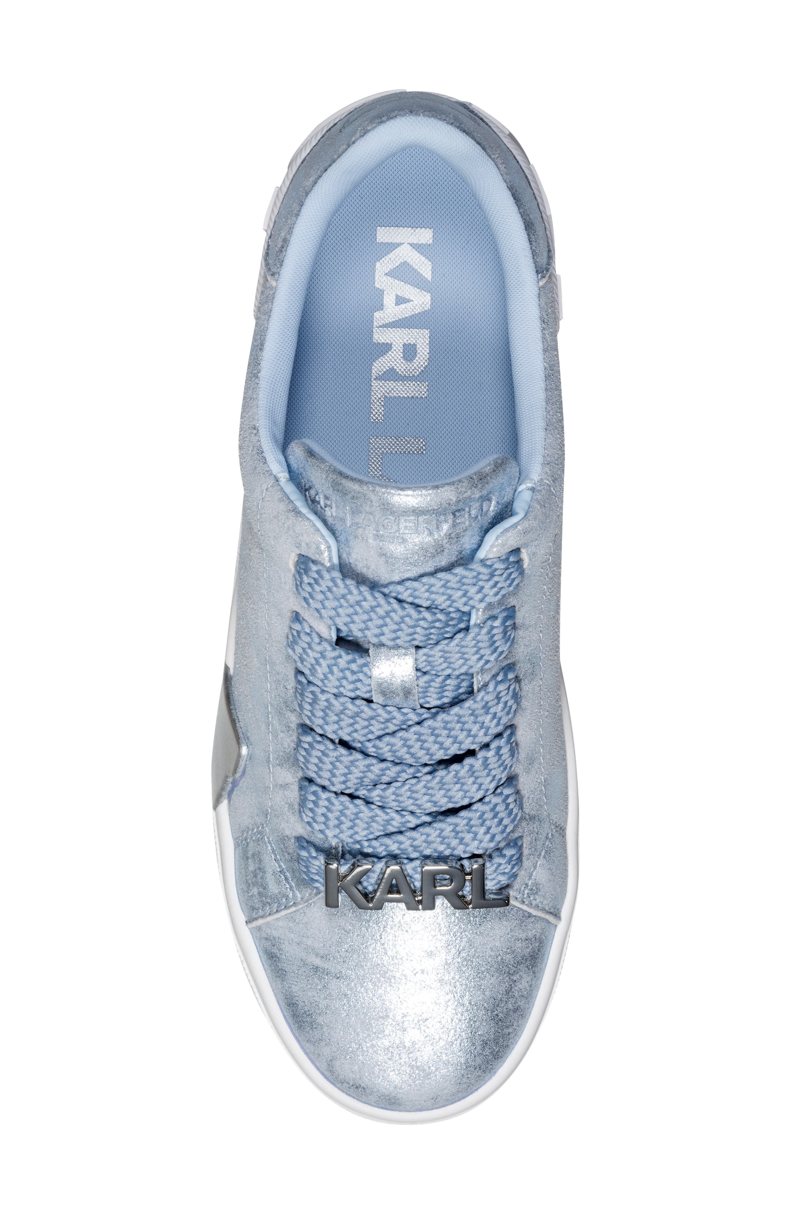 Melora Lace Up Sneaker, Alternate, color, ICE BLUE