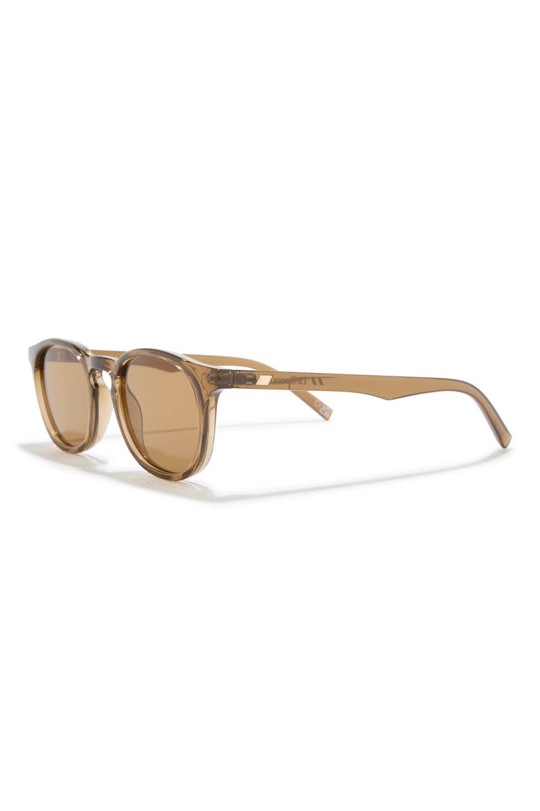 Club Royale 48mm Round Sunglasses, Alternate, color, UMBER / LIGHT BROWN MONO