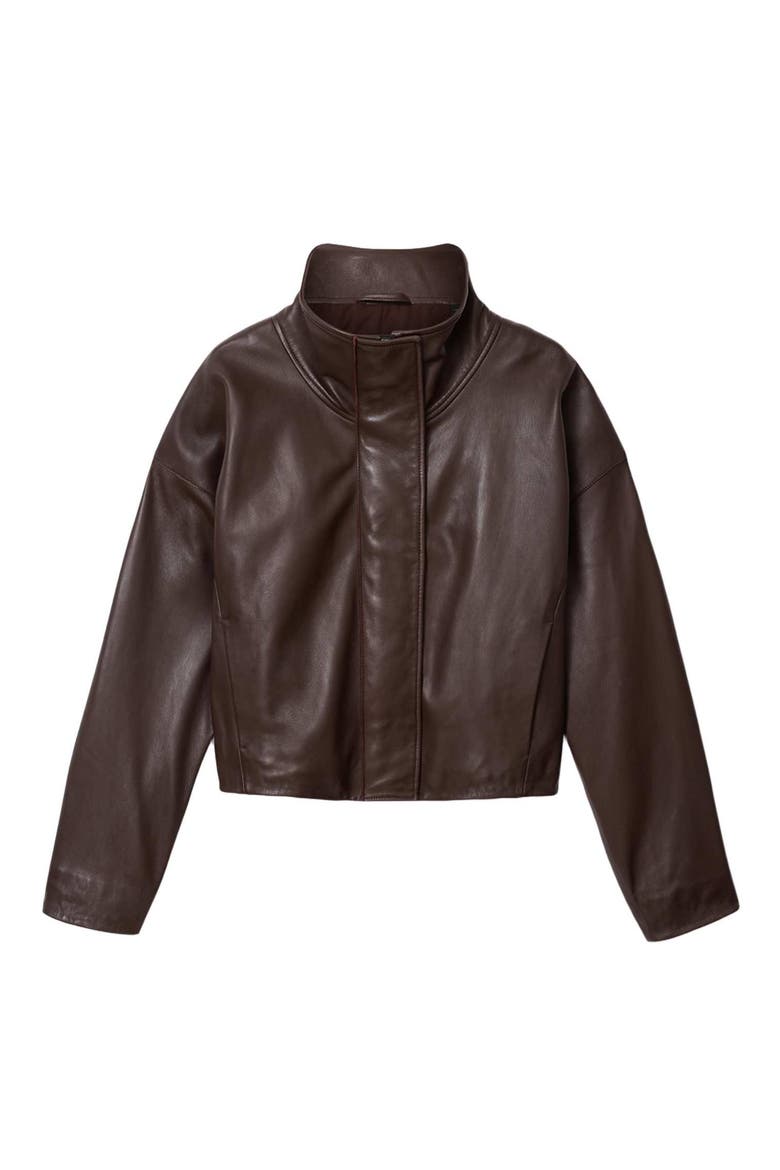 Ryder Leather Jacket, Alternate, color, OXBLOOD RED