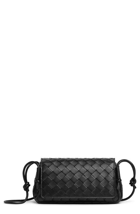 Discoteca Intrecciato Leather Crossbody Pouch