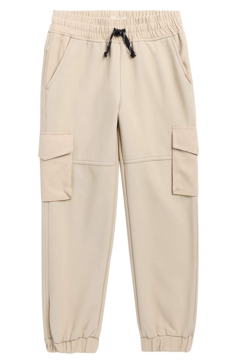 Weatherproof<sup>®</sup> Kids' Tech Fleece Cargo Joggers, Main, color, Chino