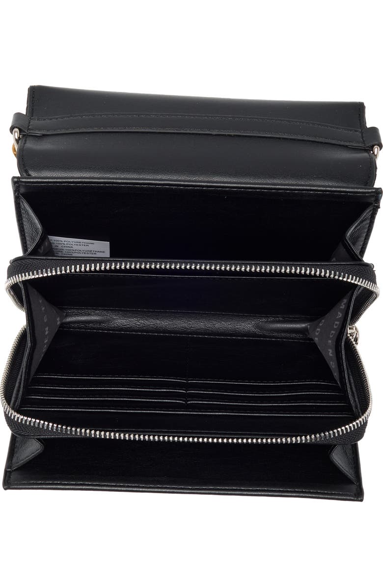 Steve Madden Siena Quilted Faux Leather Crossbody Bag, Alternate, color,