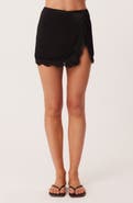 SNDYS Tammi Faux Wrap Miniskirt