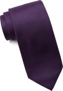 Calvin Klein Silver Spun Solid Tie