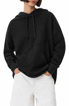 AllSaints Etti Scrunch Cotton Hoodie