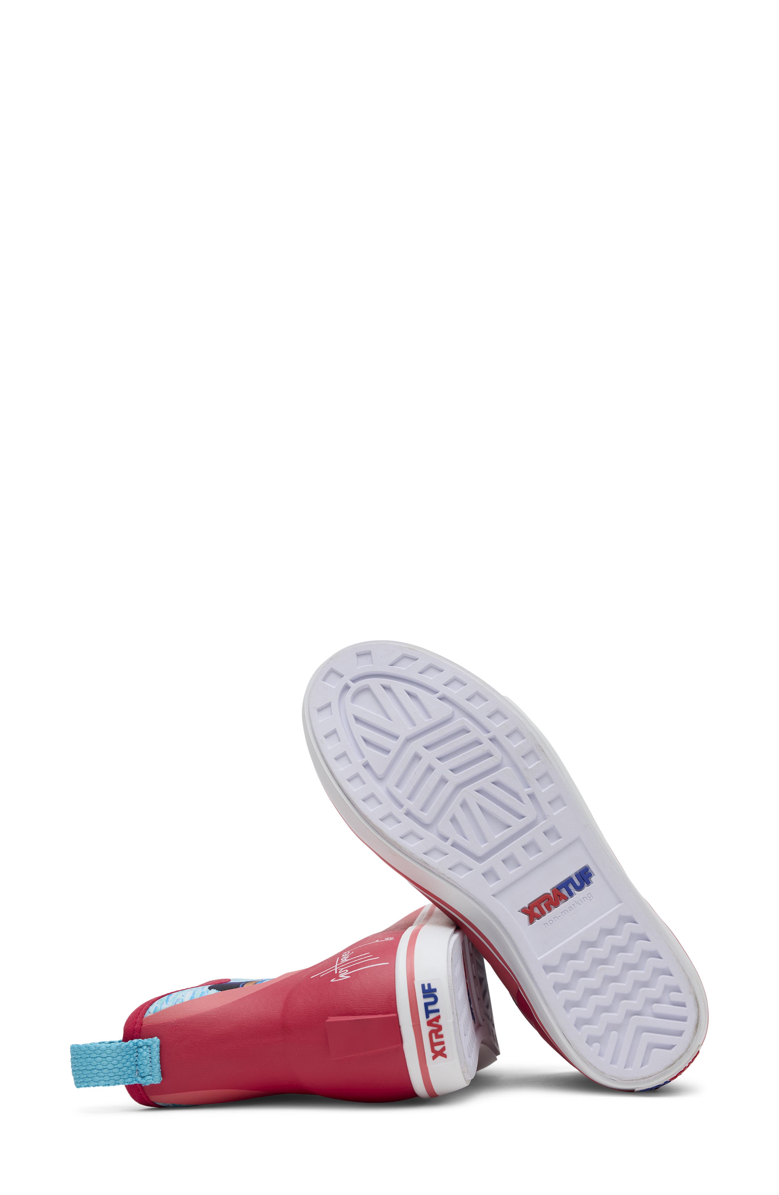 XTRATUF x Guy Harvey Waterproof Ankle Deck Boot, Alternate, color, Coral/ Sailfish