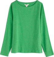 Seasalt Cornwall Easel Long Sleeve Stretch Organic Cotton Top