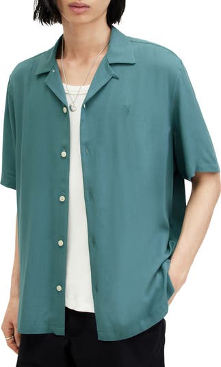 Venice Relaxed Fit Short Sleeve Button-Up Camp Shirt
