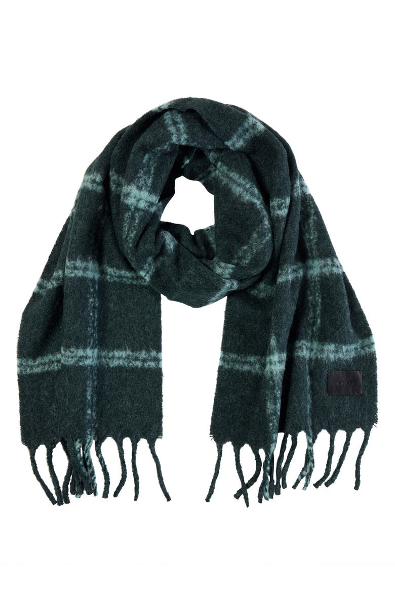 Vince Windowpane Brushed Scarf, Main, color,