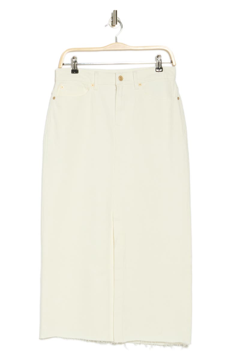 7 For All Mankind Kellie Denim Maxi Skirt, Alternate, color,