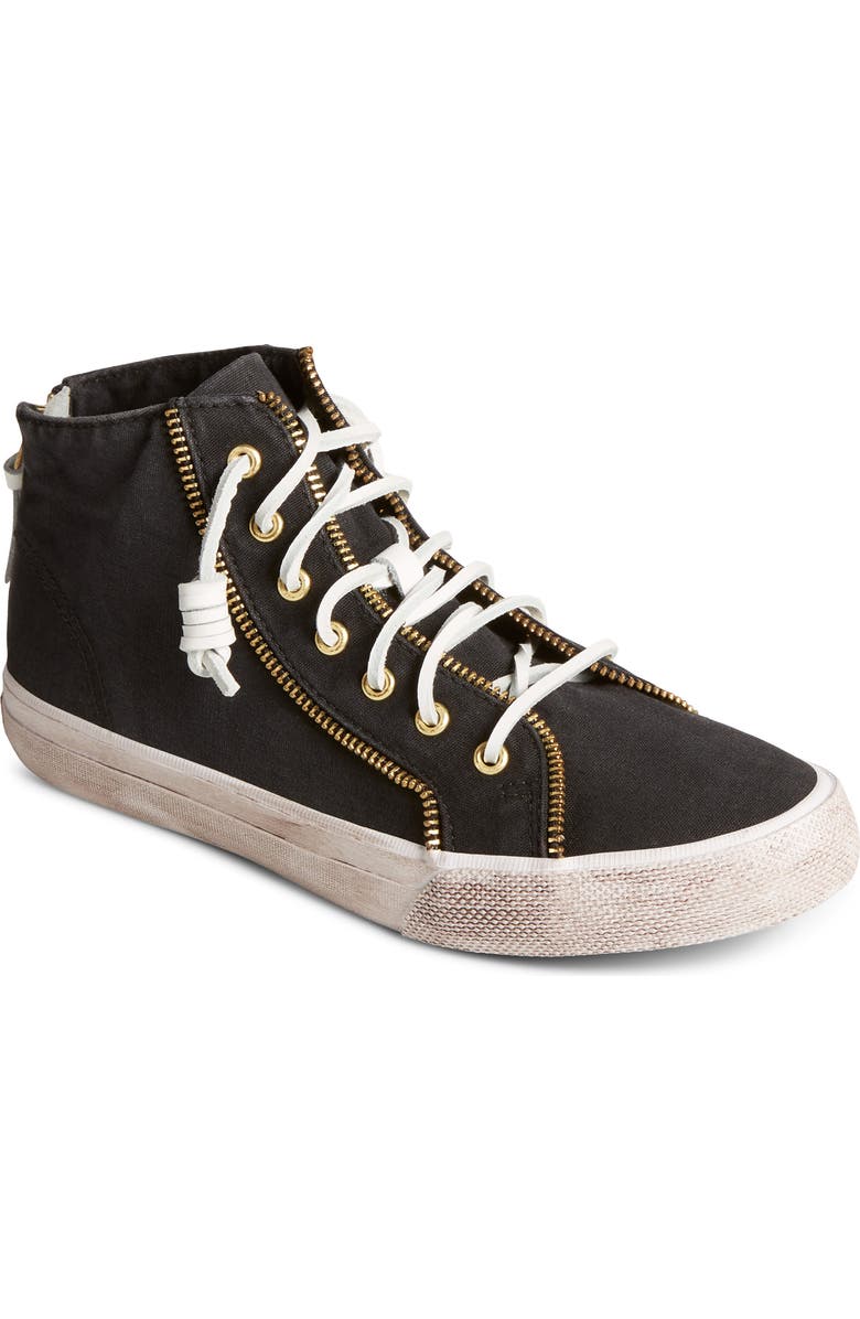 Sperry x Rebecca Minkoff Washed Canvas High Top Sneaker, Main, color,