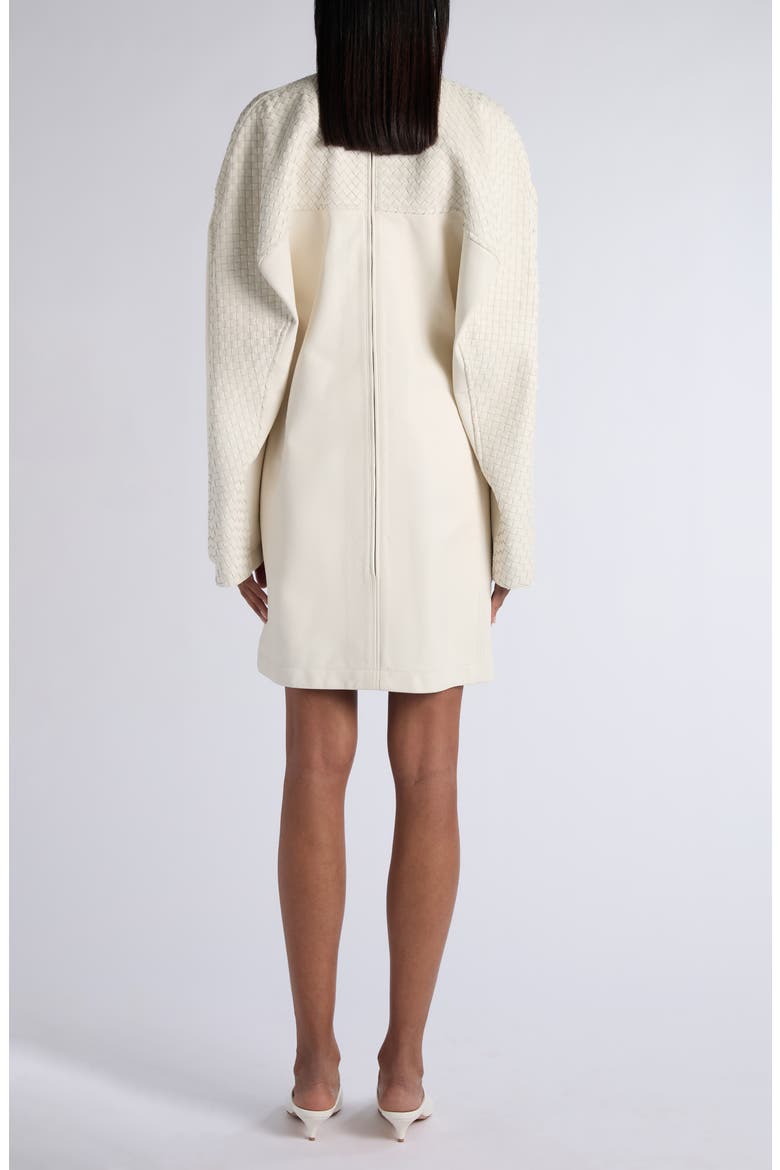 Intrecciato Leather Top, Alternate, color, 9107 PARCHMENT