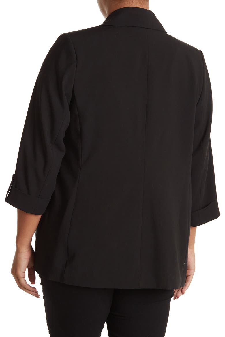 Roll Tab Blazer, Alternate, color, BLACK