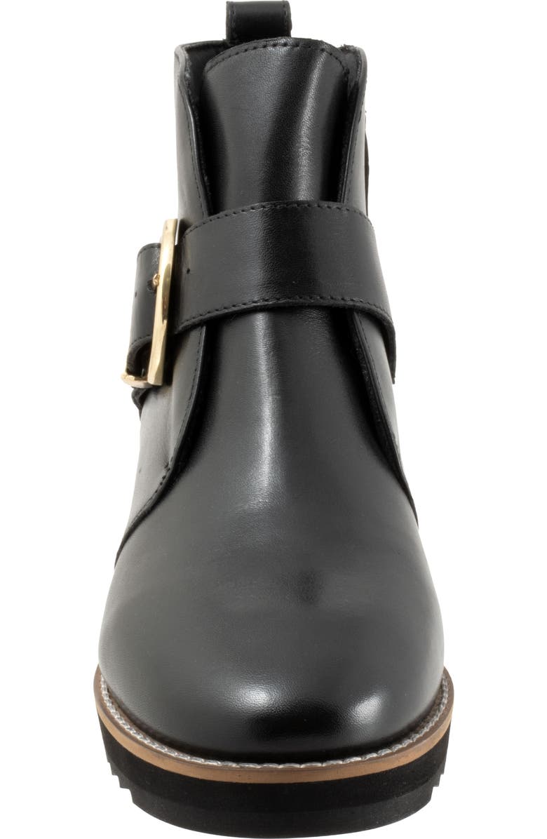 Trotters Wendi Platform Wedge Bootie, Alternate, color, Black
