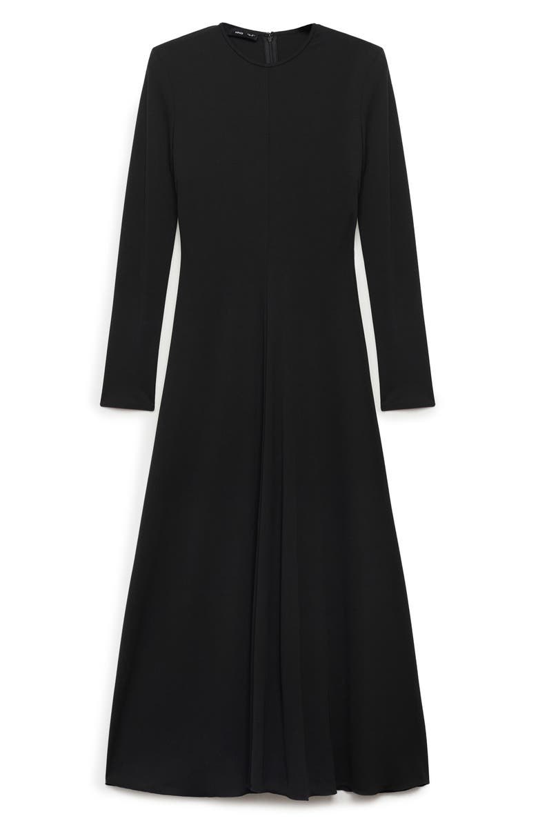 MANGO Long Sleeve Knit Maxi Dress, Alternate, color, 