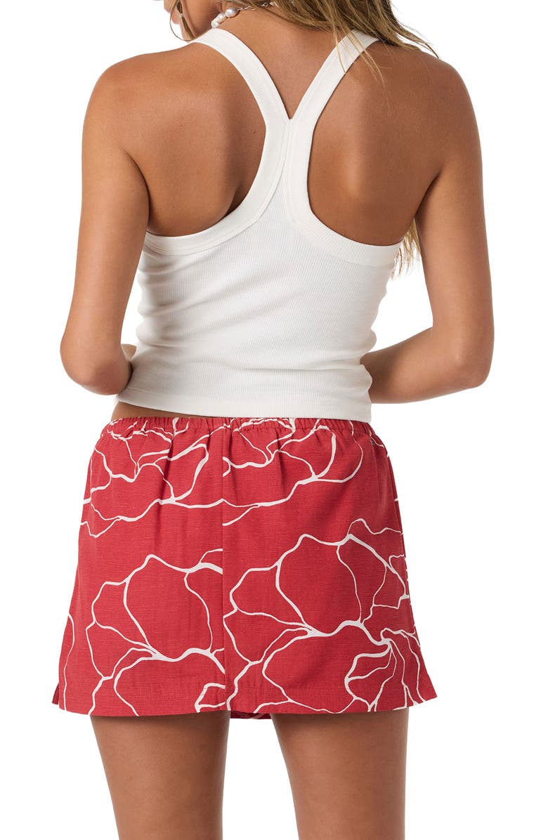 O'Neill Townes Floral Skort, Alternate, color, Lifeguard Red