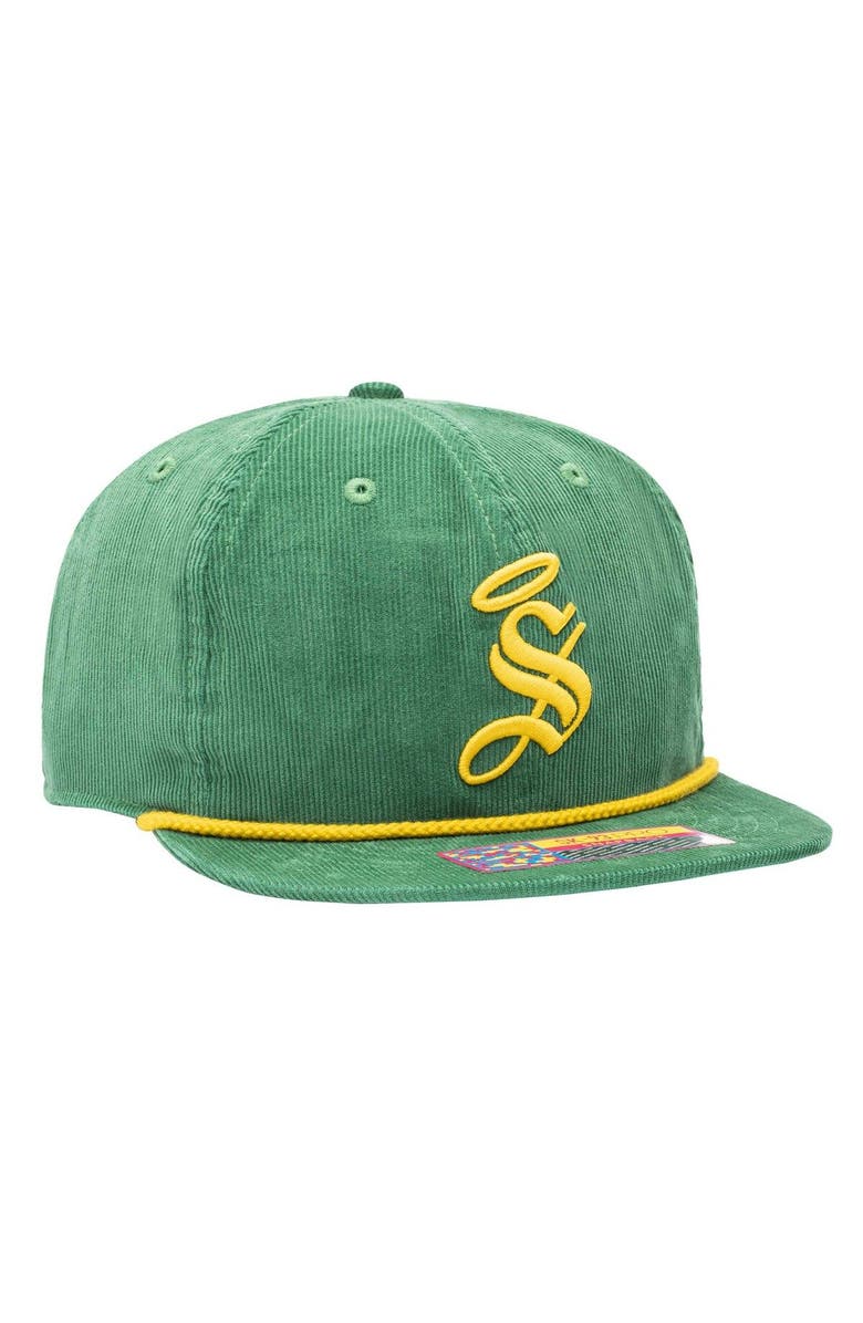 FAN INK Men's Green Santos Laguna Snow Beach Adjustable Hat, Alternate, color, Green