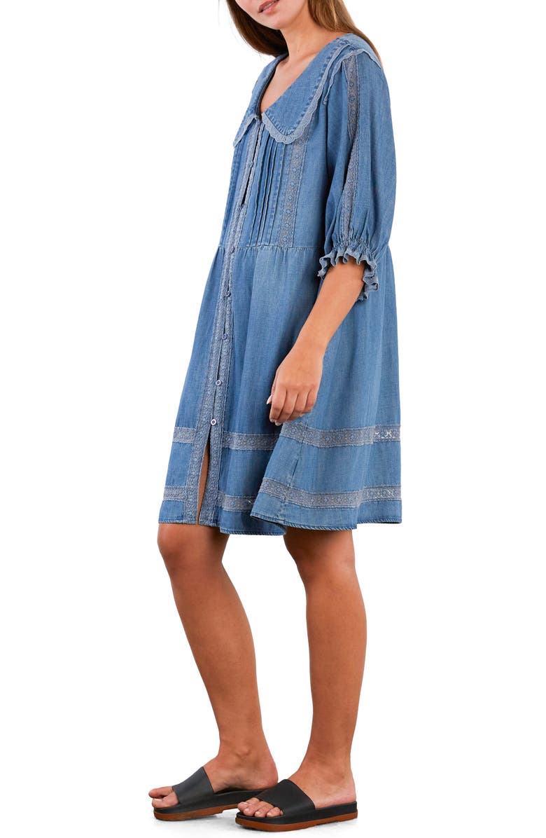 Billy T Perfect Brunch Shift Dress, Alternate, color, Denim