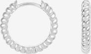 Dower & Hall Twist Huggie Hoops